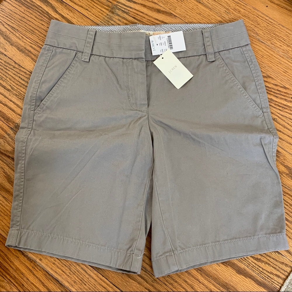 J. Crew 9” Chino Short (grey)